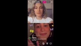 Loren Hunter and Kiana Daniele Insta Live 9/5/2020