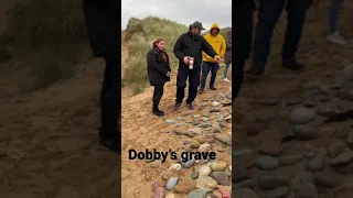 We visited Dobby’s grave today in freshwater west