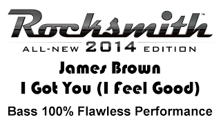 James Brown "I Got You (I Feel Good)" Rocksmith 2014 bass 100% finger