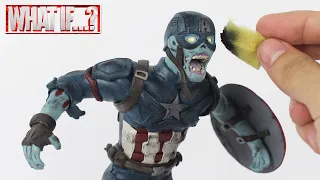 Como hacer a CAPITAN AMERICA ZOMBIE  de Plastilina | MARVEL What If...? |