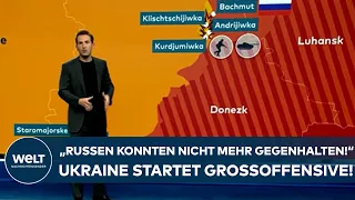 PUTINS KRIEG: "Russen konnten nicht mehr dagegenhalten!" Ukraine startet Großoffensive