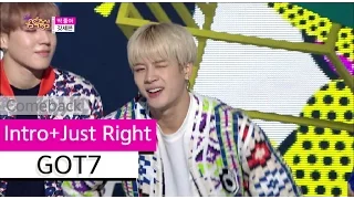 [Comeback Stage] GOT7 - Intro+Just right, 갓세븐 - 인트로+딱 좋아, Show Music core 20150718