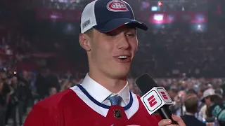 UNBELIEVABLE - Juraj Slafkovsky after being drafted No. 1 overall by Canadiens | 2022 NHL Draft