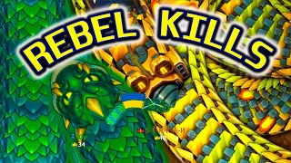 LittleBigSnake .io 🐉 22 000 00. 00  Gameplay ☠ Rebel kills