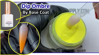 Cách làm Dip Ombre by Base Coat | Christine Lam