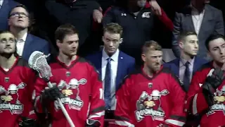2019 NLL Championship Banner Ceremony from Calgary