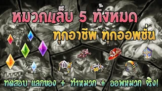 RO Guide - หมวกแล็บ 5 ทุกอาชีพ ทุกออพชั่น (ทดสอบทำหมวก+ออพหมวก)