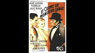 1935 LE CRIME DE MONSIEUR LANGE