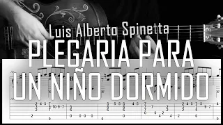 Plegaria para un niño dormido (Almendra) - Fingerstyle guitar -  Arreglo solista con partitura y tab