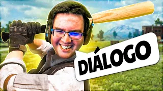 TENDO UM DIÁLOGO AMIGÁVEL COM OS INIMIGOS NO PUBG 😂