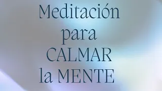 Meditación guiada✨☁️ para ansiedad, el estrés y preocupaciones