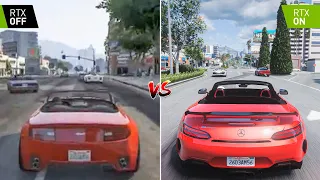 GTA 5 2013 vs 2022 - RTX OFF vs ON Graphics Comparison 'First Mission' [XBOX 360 vs Gaming PC]