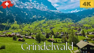 🇨🇭 Grindelwald Switzerland 2023 Most beautiful village & holiday destination ☀️ Walking Tour [4K]