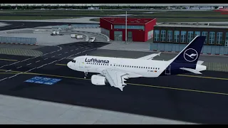 [P3Dv5] Fslabs A319 Departure from Frankfurt