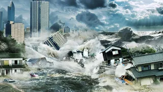 Most Horrific Monster Tsunami Caught On Camera - Natural Disasters