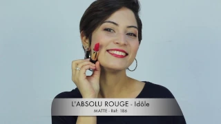 L'Absolu Rouge de Lancôme: swatchs