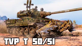 TVP T 50/51 WoT - professional gameplay