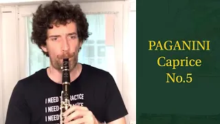 Paganini 5th Caprice | Nicolas Baldeyrou