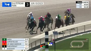 Gulfstream Park Carrera 3 - 10 de Junio 2023