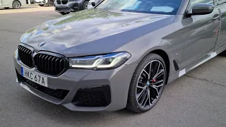 [8k] FACELIFT 5-series looks great! 520d xDrive Bernina Grey. I want a facelift M5 please 🤩