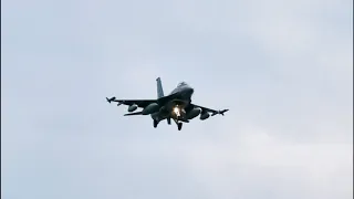 F-16s From Arizona Arrive In London, ON For Airshow London 2023