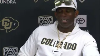 'Do you believe now?!' Coach Prime fiery after Colorado's upset win | ESPN College Football