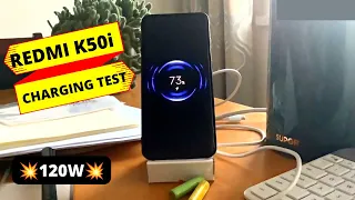 Redmi k50i 120W Charging Test??💥