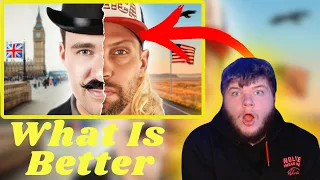 American Reacts To | UK vs USA Culture, Explained