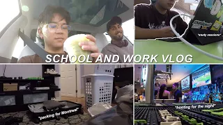 Work and Study Vlog | monday class, working as a host, urban planning student [Vlog 2]