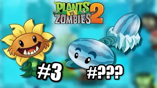 Top 10 FREE PLANTS in Plants vs. Zombies 2 | Best World-Unlocked Plants