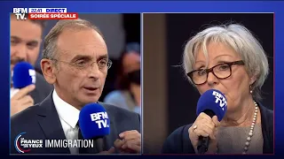 L'échange tendu entre une habitante d'Aubervilliers et Éric Zemmour