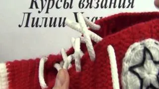 Носки Кеды - вязание крючком к 23 февраля