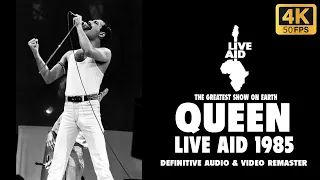 Queen - Live At Live Aid 13th July 1985 (Full Concert 4K - 50FPS) [Definitive Remaster & Matrix]