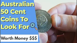 Top 5 Australian Commemorative 50 Cent Coins To Look For - Worth Money $$$