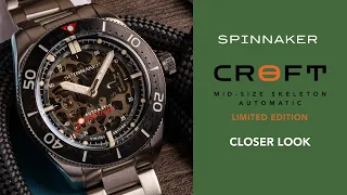 Closer look at the Croft  Mid-Size Limited Edition #spinnaker #croft #skeleton