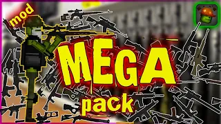 New MEGA PACK GUN Melon Playground mod Download