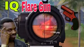 Use flare gun properly | 200 IQ and - 200 IQ  PUBG MOBILE Funny and WTF Moments part  82