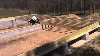 Building My Own Home: Episode 18 - Laying Out The Floor Joists