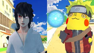 Naruto shows Sasuke his Rasengan #naruto #sasuke #rasengan #anime #vrchat