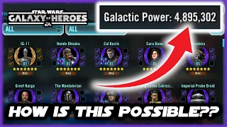 5 Million Galactic Power, One Gear 12 Character?  How Is This Possible in Galaxy of Heroes????