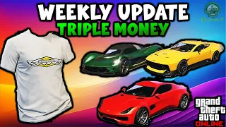 GTA Online NEW Weekly Update Info! - TRIPLE MONEY & More