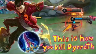 This is how you counter Dyrroth using Chou! MLBB