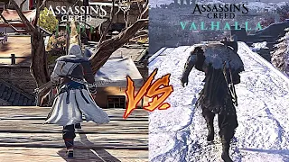 Assassin's Creed Jade vs Assassin's Creed Valhalla | Parkour Comparison