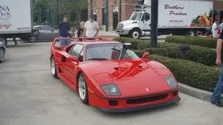 Ferrari F40 exhaust sound