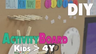 DIY Activity Board | Ideen für Kinder ab 4-5 Jahren | mamiblock - Der Mami Blog