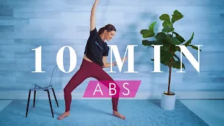 10 Minute Standing Abs & Balance Workout for Seniors & Beginners