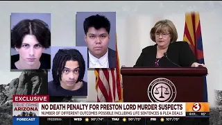 Death penalty off the table for Preston Lord murder suspects