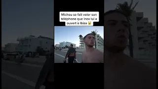 Michou se fait voler son téléphone à Ibiza 😱