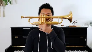 Joe Babiak's New TUMULTUS Trumpet by Klangwerkstatt Martin Böhme