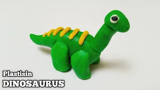 Cara Membuat Dinosaurus Dari Plastisin | Sangat Mudah | Kerajinan Tangan